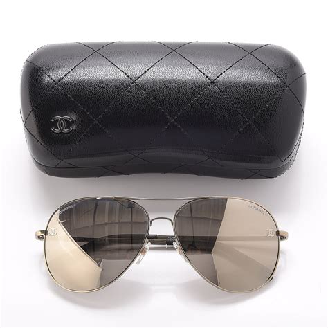 chanel aviator sunglasses women